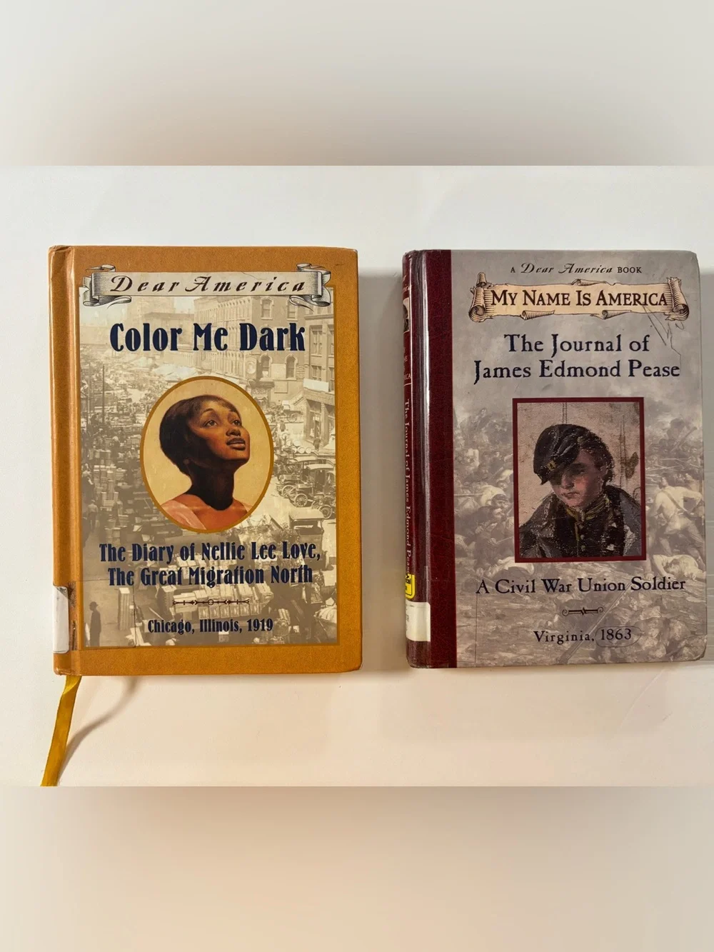 Dear America Book Series Young Adult Reading Bundle of 2 Books